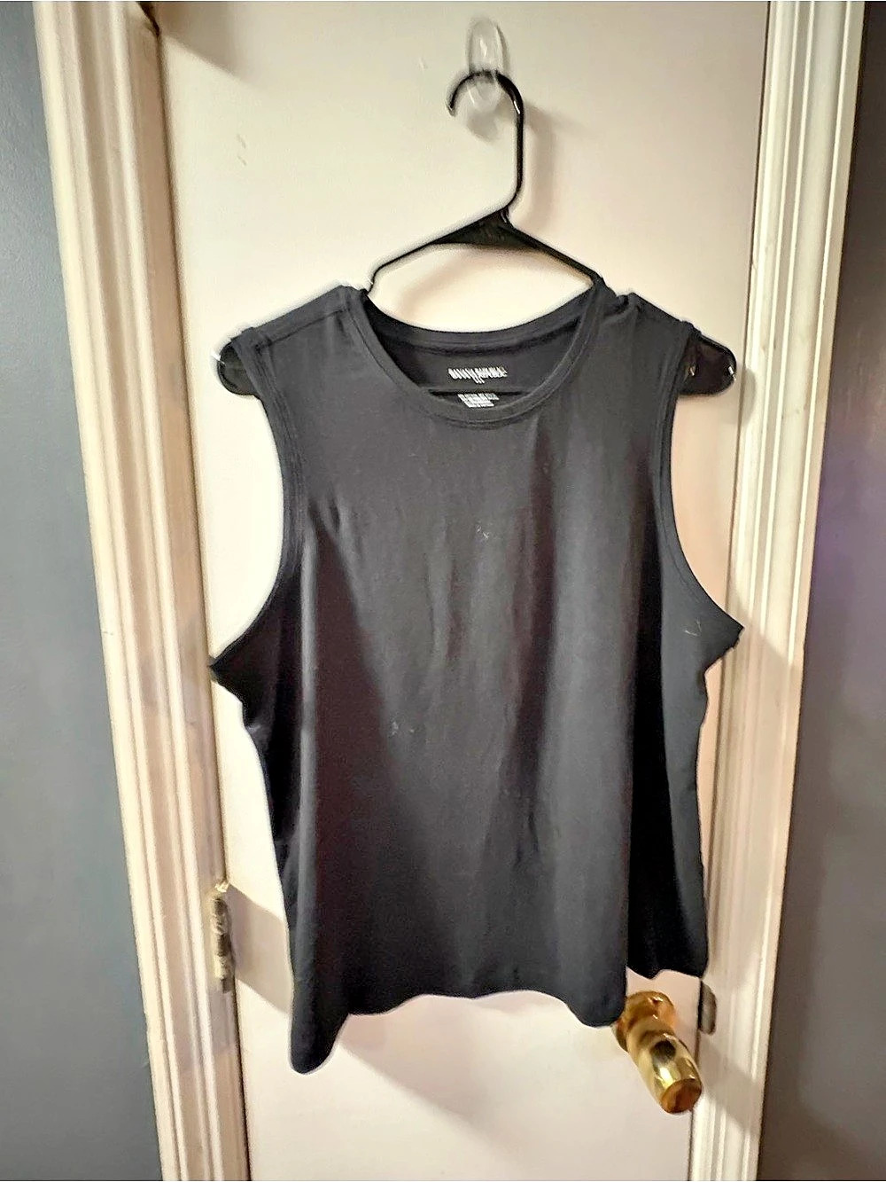 Banana Republic Women's Black Muscle Tee Size Large